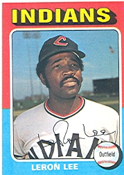 1975 Topps Mini Baseball Cards      506     Leron Lee